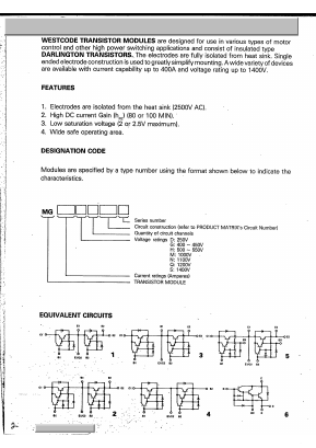 MG100G2YL1 Datasheet PDF ETC