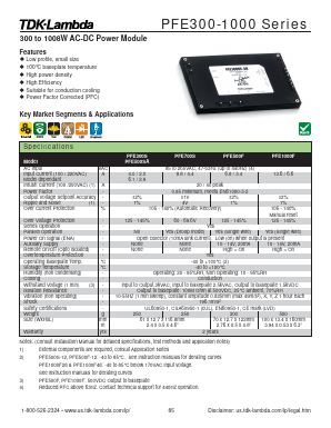 PFE500S-28/T Datasheet PDF ETC