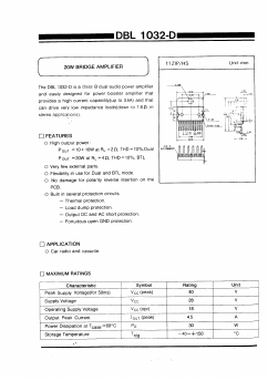DBL1032-D Datasheet PDF ETC