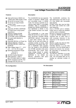UL635H256SC35 Datasheet PDF ETC