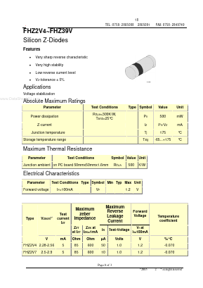 FHZ30V Datasheet PDF ETC