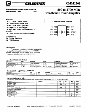 CMM2305-AR-0000 Datasheet PDF ETC