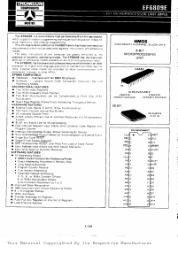 EF6809EJVG/B Datasheet PDF ETC