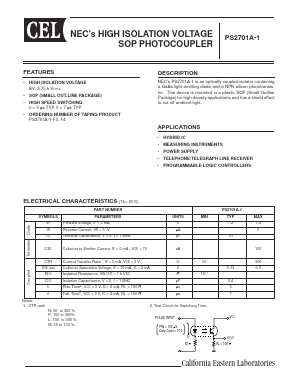 PS2701A-1-V-F4 Datasheet PDF ETC