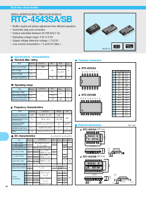 RTC-4543SB Datasheet PDF ETC