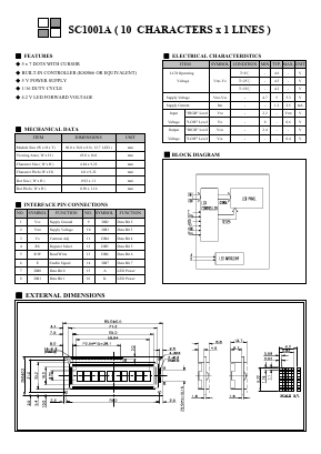SC1001A Datasheet PDF ETC