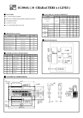 SC2004G Datasheet PDF ETC