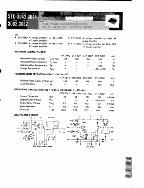 STK3042 Datasheet PDF ETC