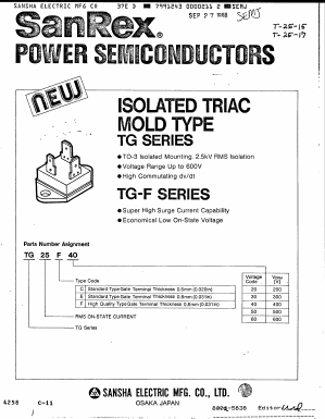 TG25E50 Datasheet PDF ETC