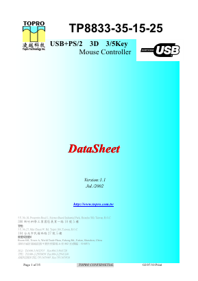 TP8815BP Datasheet PDF ETC