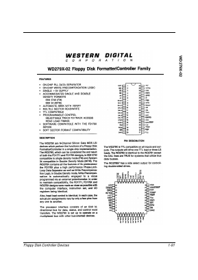 WD2797 Datasheet PDF ETC
