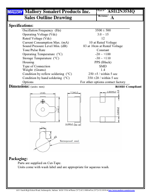 ASI12N35MQ Datasheet PDF ETC