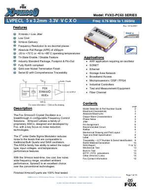 FVXO-PC53B-983.04 Datasheet PDF ETC