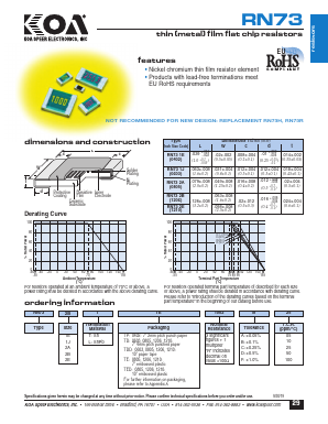RN731JTTD1110B50 Datasheet PDF ETC