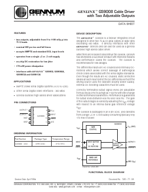 GS9008 Datasheet PDF ETC