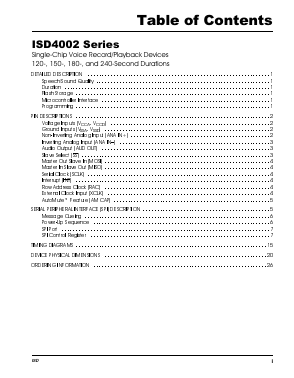 ISD4002-120 Datasheet PDF ETC