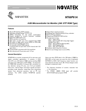 NT68P61A Datasheet PDF ETC