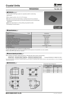 NX3225GA Datasheet PDF ETC