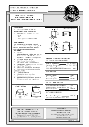 SFH610-2 Datasheet PDF ETC