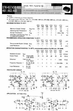 STK-465 Datasheet PDF ETC