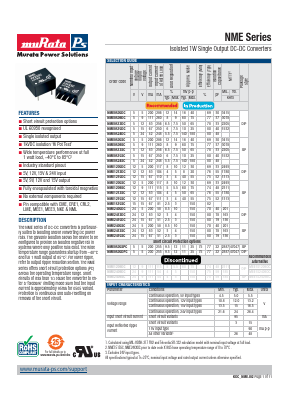 NME0505SPC Datasheet PDF ETC