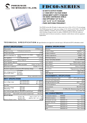 FDC60-12S15 Datasheet PDF ETC
