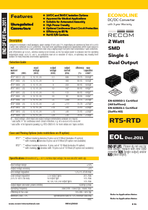 RTD-1509/HP-R Datasheet PDF ETC