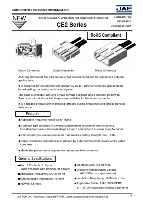 CE2S101C01 Datasheet PDF ETC