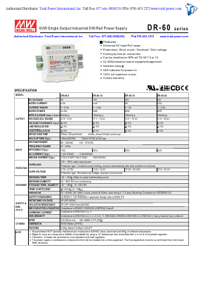 DR-60-12 Datasheet PDF ETC