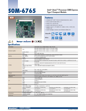 SOM-6765D-S8A1E Datasheet PDF ETC