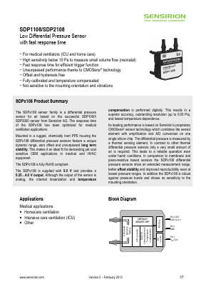 SDP2108-R Datasheet PDF ETC