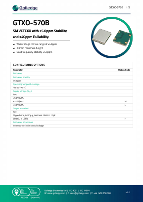 GTXO-570B Datasheet PDF ETC