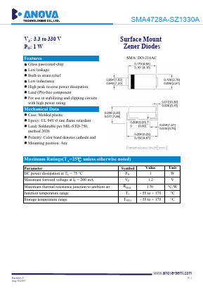 SMA4744A Datasheet PDF ETC