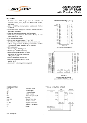 DS1244 Datasheet PDF ETC
