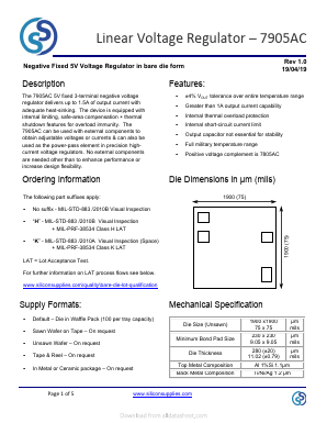 7905AC Datasheet PDF ETC
