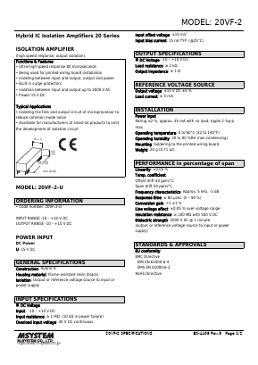 20VF-2 Datasheet PDF ETC