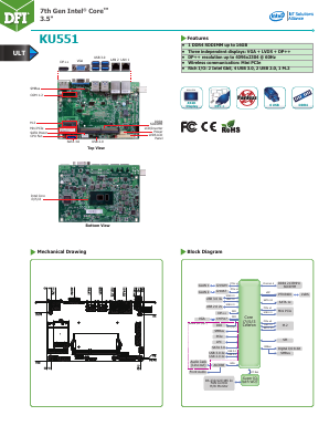 KU551-BN-7300U Datasheet PDF ETC