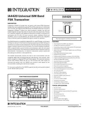 IA4420 Datasheet PDF ETC1
