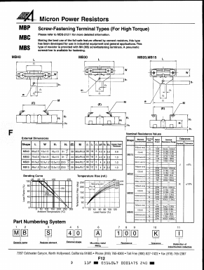 MB20 Datasheet PDF ETC1