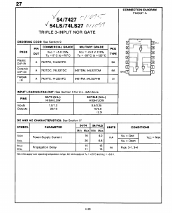 54LS27 Datasheet PDF ETC1