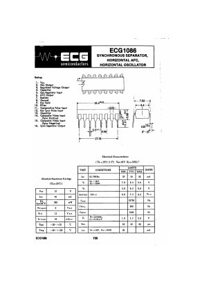 ECG1086 Datasheet PDF ETC1