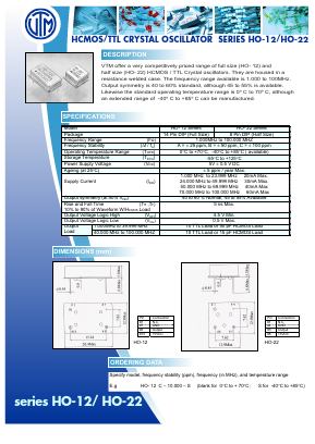 HO-12 Datasheet PDF ETC1