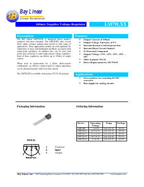 LM79L18 Datasheet PDF ETC1
