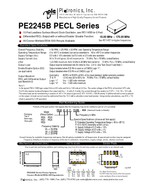 PE2145BW-70.0M Datasheet PDF ETC1