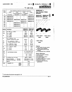 SKMD40F08 Datasheet PDF ETC1
