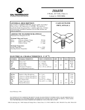10A030 Datasheet PDF ETC1