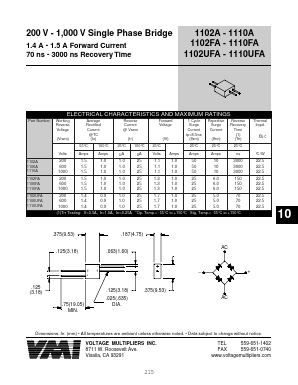 1102UFA Datasheet PDF ETC1