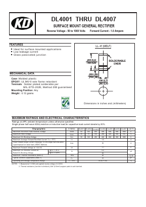 DL4001 Datasheet PDF ETC1
