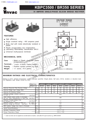 KBPC3500 Datasheet PDF ETC1