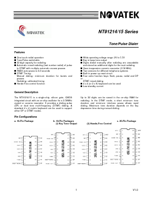 NT91214 Datasheet PDF ETC1